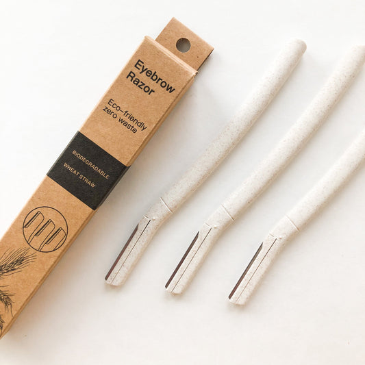 Biodegradable Wheat Straw Eyebrow Razor Trimmer - Eco Friendly