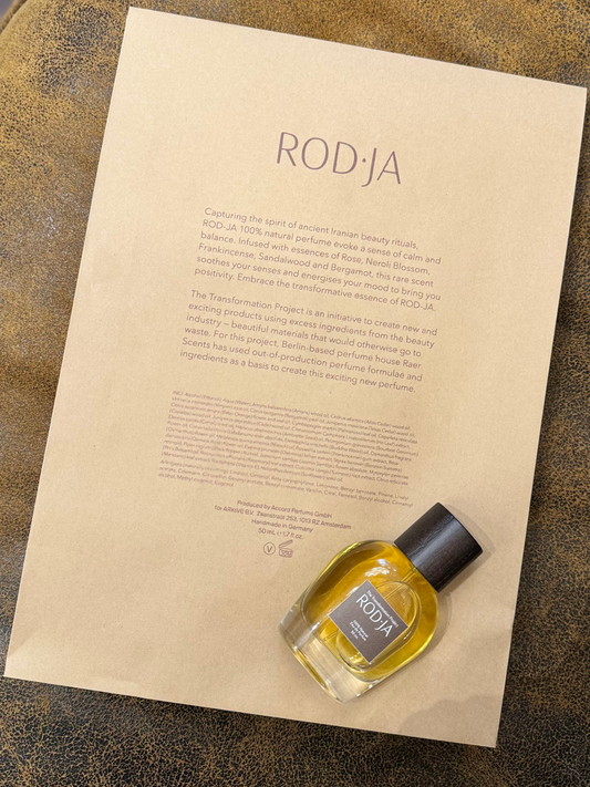 ROD•JA 99.9% Upcycled Perfume (100% Natural, Eau de Parfum, 50 mL) – The Transformation Project