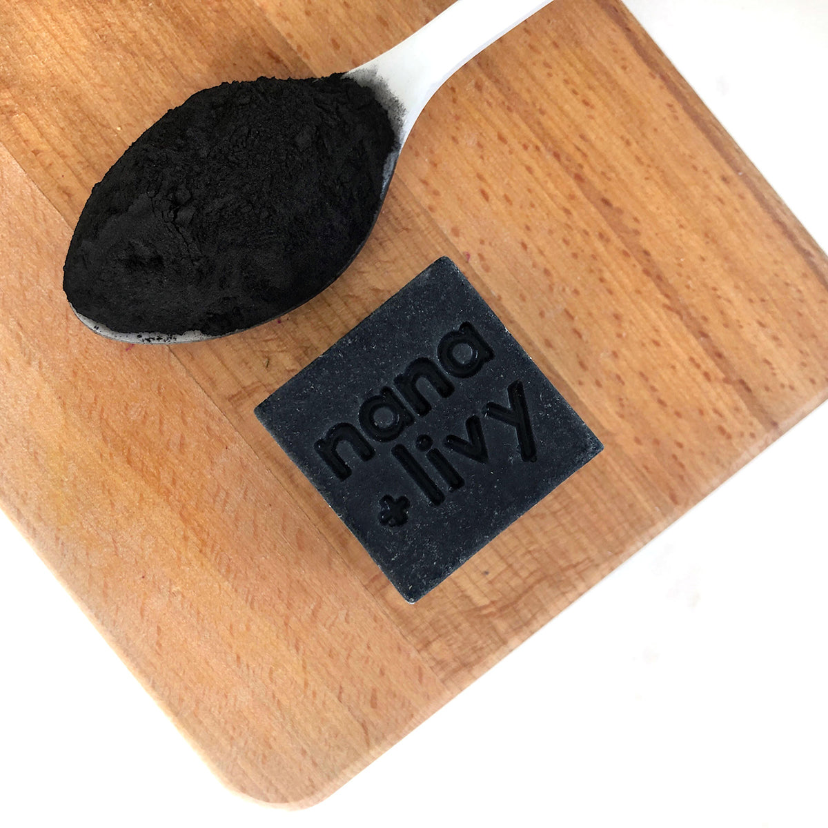 nana+livy Charcoal Soap Block