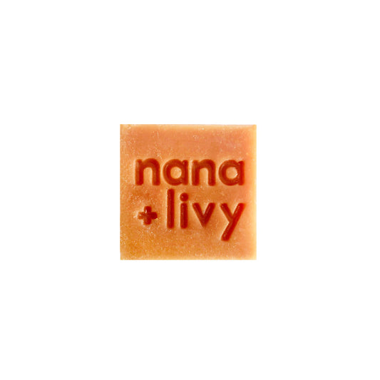 nana+livy Orange Soap Block