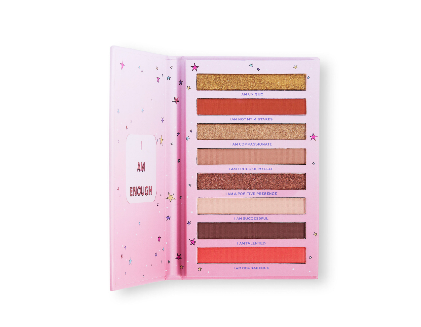 Revolution Beauty I Heart Revolution Affirmation Book Eyeshadow Palette I Am Enough